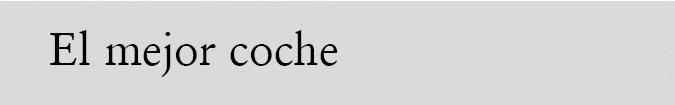 titulo de la unidad: El mejor coche
