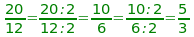 Simplificación de fracciones