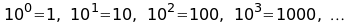Potencias de base 10