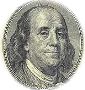 Franklin en los billetes de 100 dólares USA