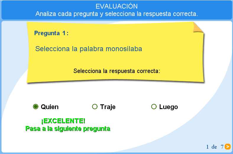 Evaluación