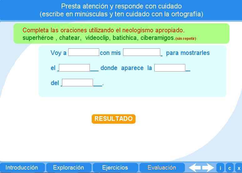 Evaluación