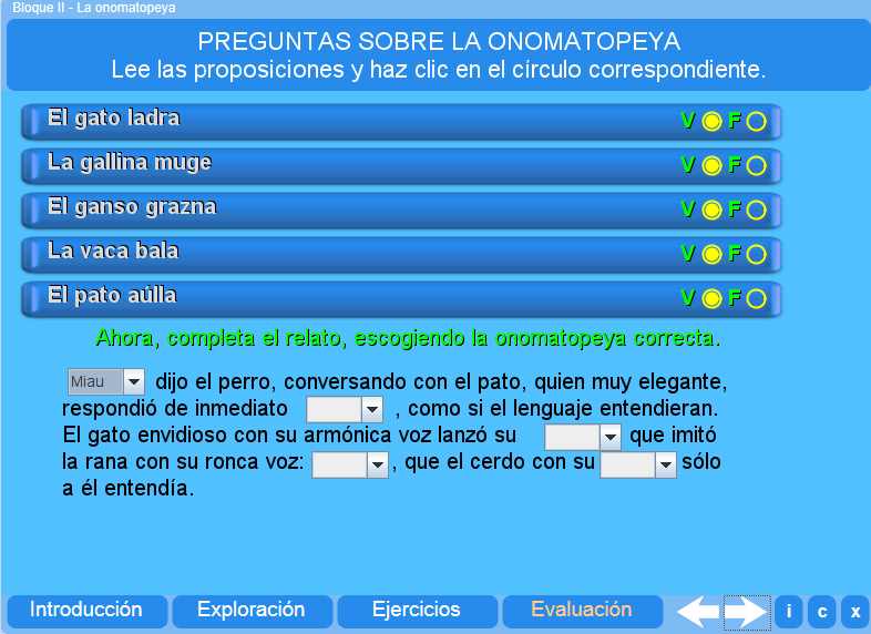 Evaluación