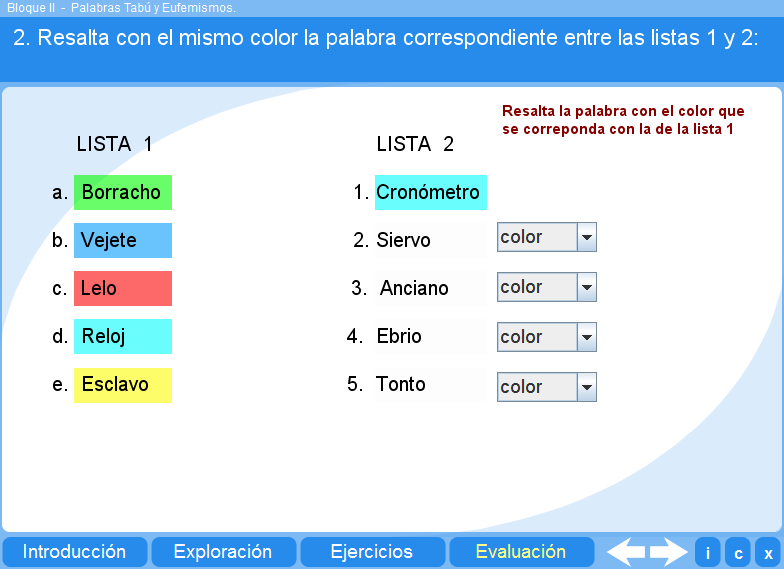 Evaluación