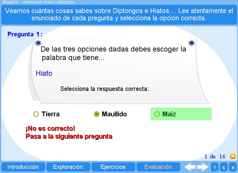 Evaluación