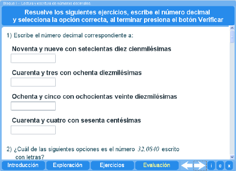 Evaluación