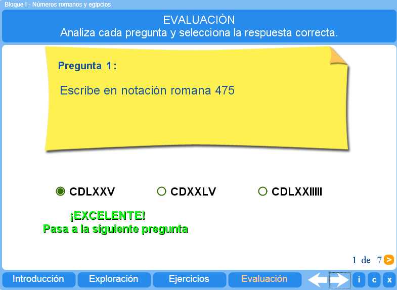 Evaluación