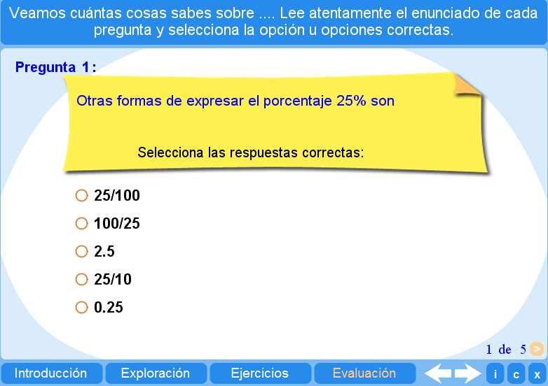 Evaluación