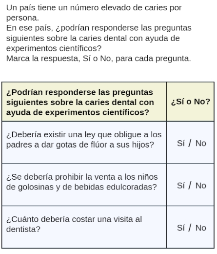 Pregunta cuarta