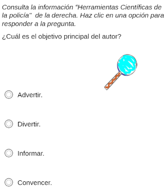 Pregunta tercera