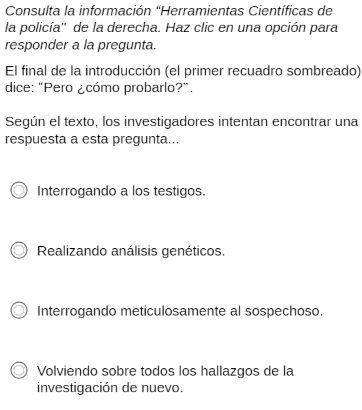 Pregunta tercera