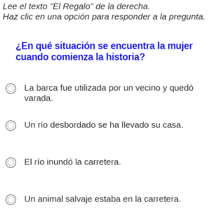 Pregunta segunda