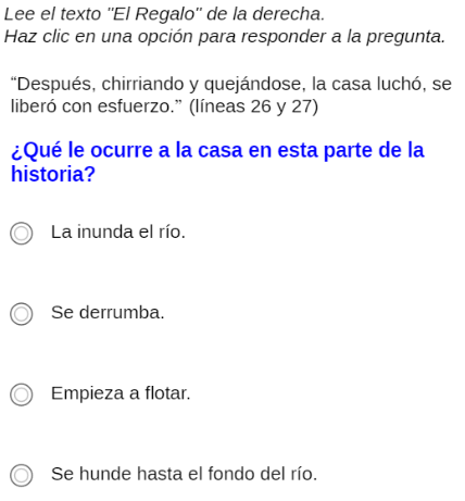 Pregunta tercera
