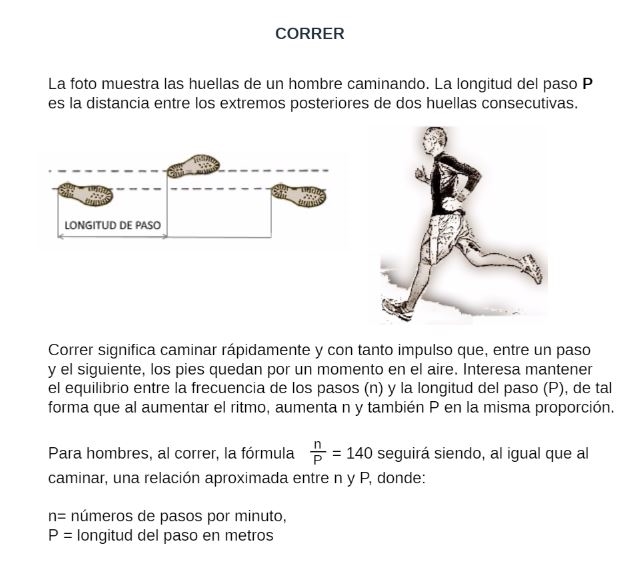 Estimulo primero correr