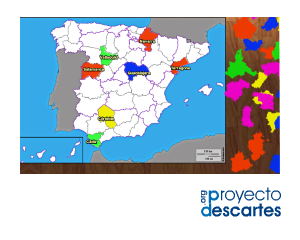 Coloca las provincias de España