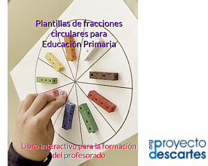 Plantillas de fracciones circulares para Educación Primaria