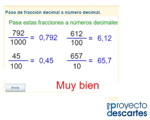 Los números decimales: multiplicación y división