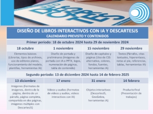 ¡Inscríbete en nuestro curso “Diseño de libros interactivos con IA y DescartesJS”!