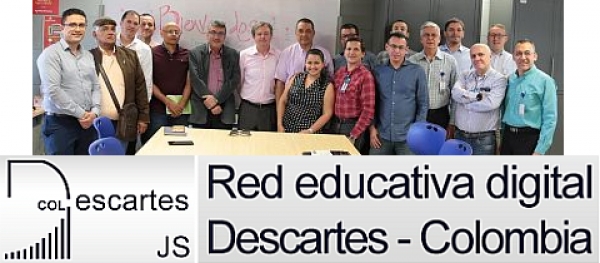 Reunión integrantes de COLDescartes con el presidente de RED Descartes España