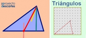 Rectas notables y cálculo del área de un triángulo