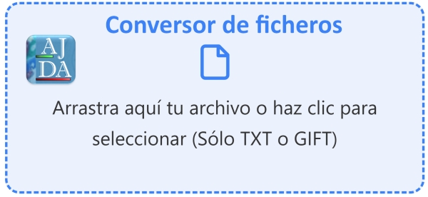 Conversor de ficheros del Proyecto AJDA