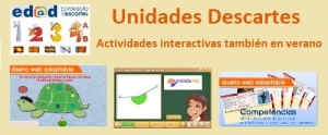 Unidades Descartes. Actividades interactivas también para el verano