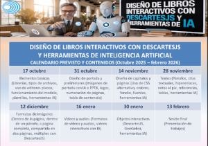Abierto el plazo de inscripción en el curso &quot;Diseño de libros interactivos con DescartesJS y herramientas de IA&quot;