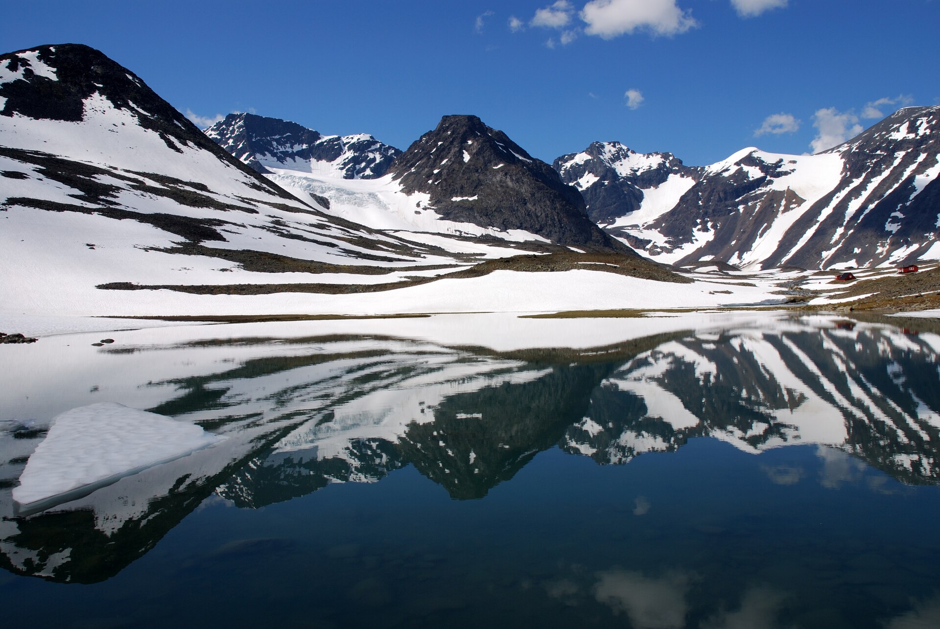Valle de Tarfala en Verano, en el norte de Suecia