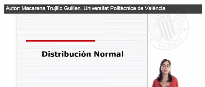 Vídeo distribución Normal