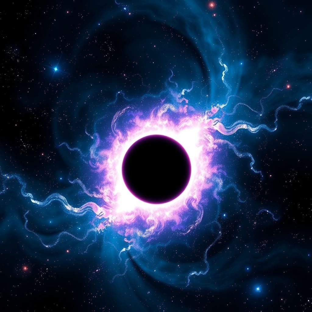 Una representación gráfica de las variaciones de la emisión de rayos X de un agujero negro, mostrando patrones cuasi-periódicos.