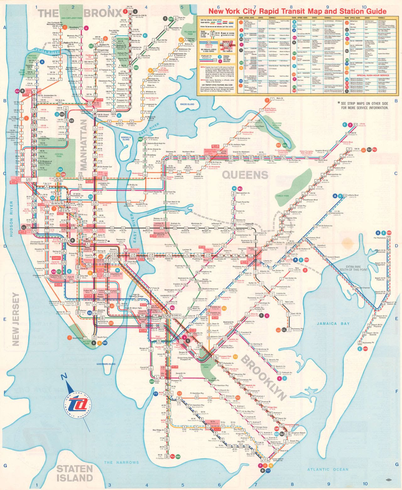 Haz clic para ver en pantalla completa Mapa del Metro de New York
