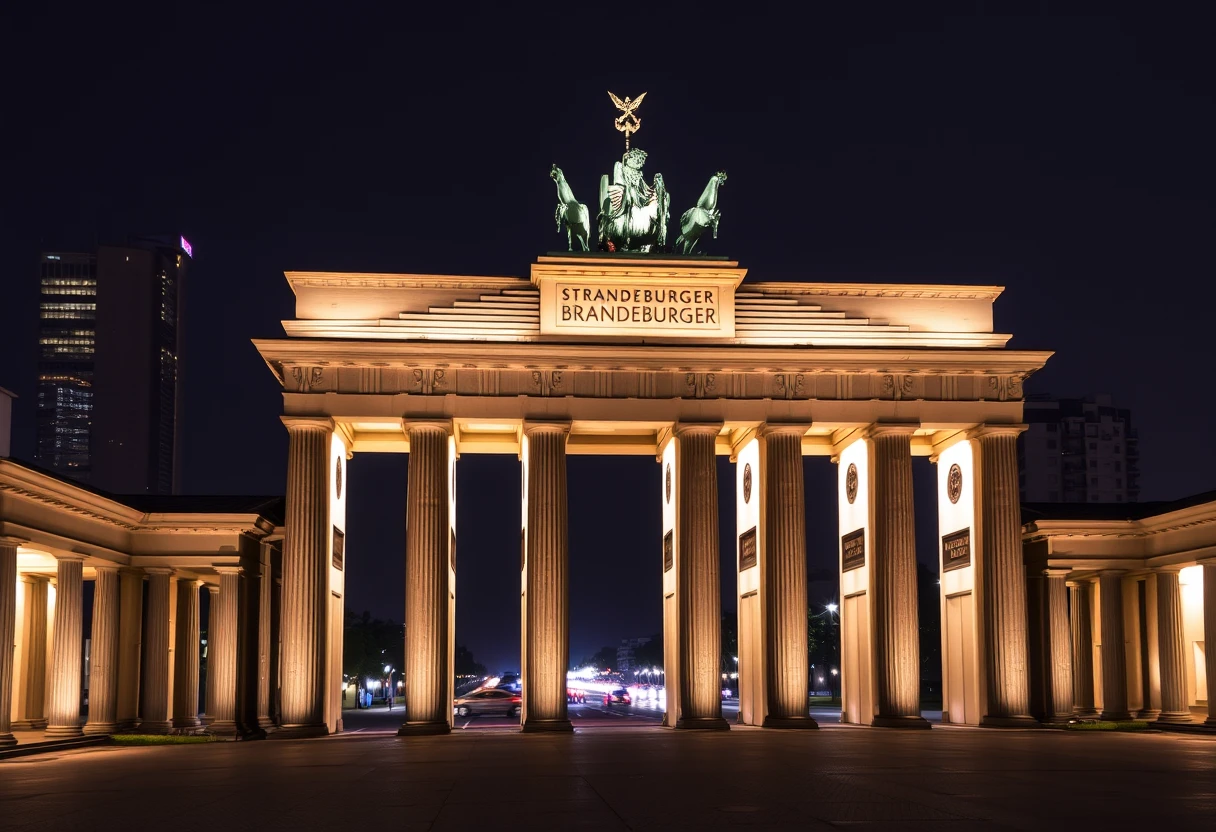 Puerta de Brandeburgo en Berlín