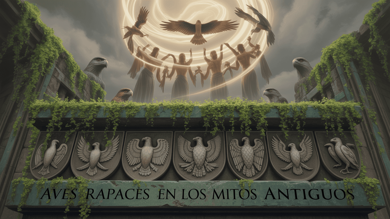 Aves rapaces en mitologías antiguas