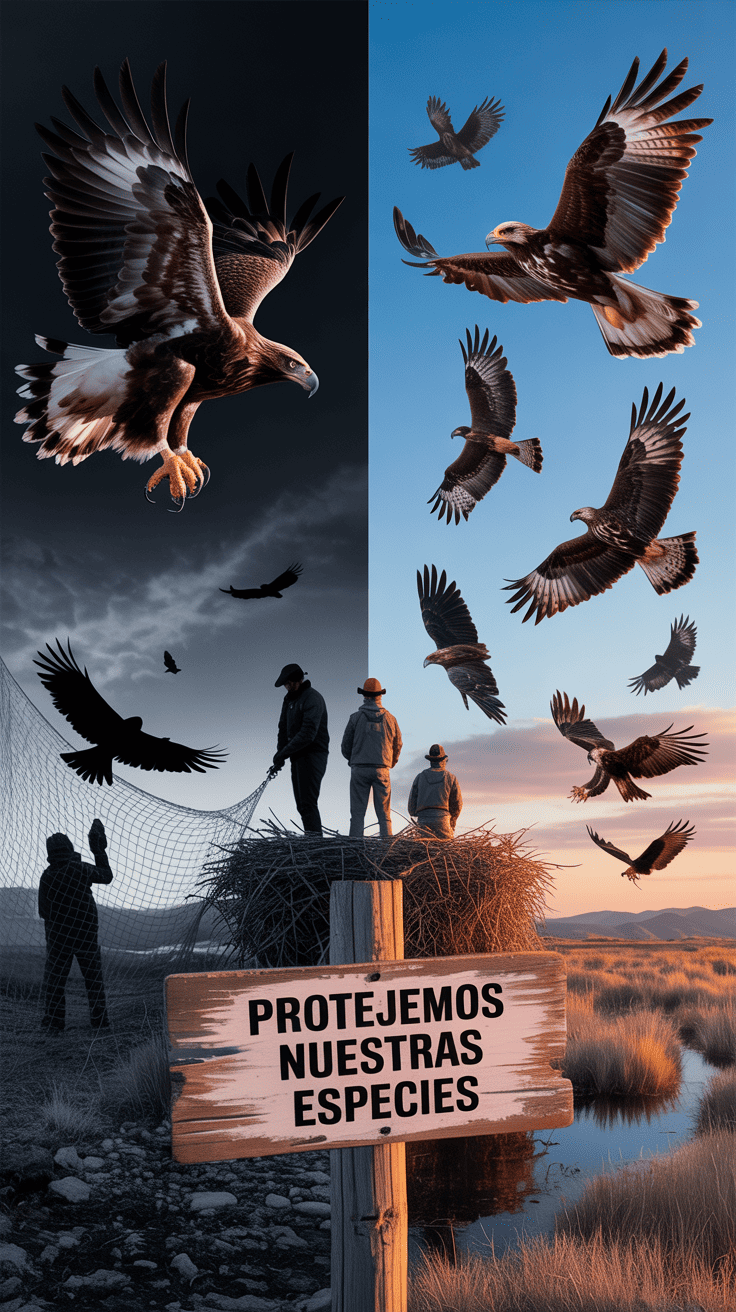Amenazas y conservación en las aves rapaces