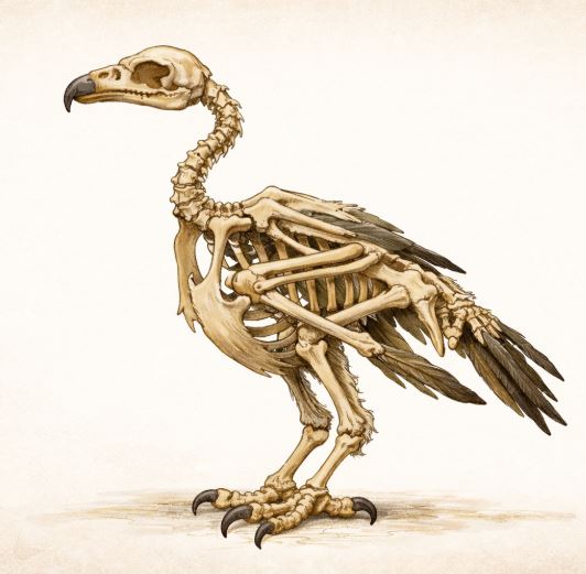Anatomía de las aves rapaces, photorealistic