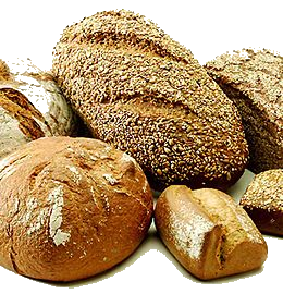 En la imagen se muestran diversos tipos de pan para cuya elaboración se usó levadura. Fuente: Wikipedia.