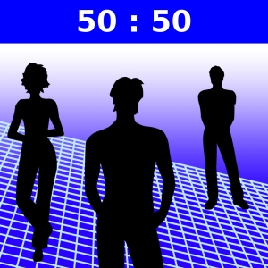 50:50