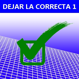 DEJAR LA CORRECTA 1