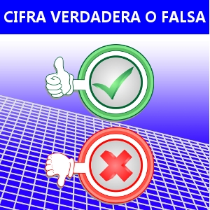 CIFRA VERDADERA O FALSA