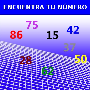 ENCUENTRA TU NÚMERO